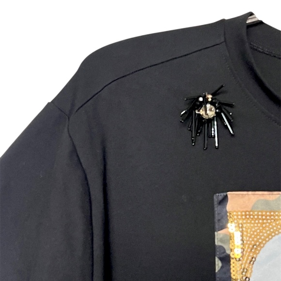 For Her NYC One Piece Sheer Camouflage Dress Size XL - Picture 7 of 13